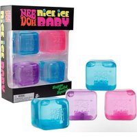 Schylling Needoh Nice Ice Cube Squishy Toy Stress Relief Sensory Toy Pinching Venting for Anxiety Fidget for Adults & Kids