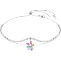 2026 New High-Quality Sparkling Colorful Flower Bracelet Necklace Collarbone Chain Valentine's Day Gift