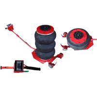Air Jack 3.8Ton/6600 lbs Triple Bag Air Jack,Airbag Jack with Six Steel Pipes Fast Lifting Pneumatic Jack Adjustable Long Handle