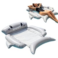 Pool Lounger Float Foldable Animal Floating Bed Inflatable Floating Rafts For Outdoor Beach Lake Water Park Yard Garden Pond