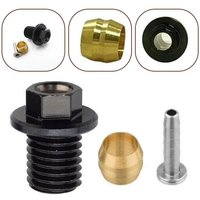 AliExpress TOOPRE Road Bike Hydraulic Brake Lever Insert Connecting Nut Kit For-Shimano BH90 Tubing Pipe Oil Hydraulic Disc Hose-Pressing-Ring-New