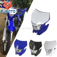 AliExpress Aizome Motocross Headlight For Yamaha WR250R WR250X WR250F WR450F YZ TTR Enduro Supermoto Dirt Bike H4 Head Light Fairing Headlamp