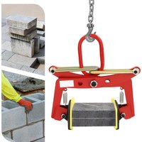 330kg Stone Clamp Lifting Pliers Stone Plier Curb Pallet Puller 10-24cm Opening for Construction, Factories