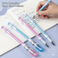 Creative Needle Signature Neutral Pen Spray Needle Styling Water Pen Syringe Vaccine - Bulk Assorted Colors Available