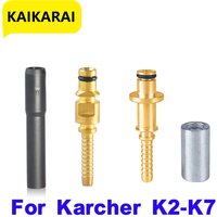 Hose Plug Fitting With Sleeve For Karcher K2K3 K4 K5 K6 K7 Nozzle Accessories Pressure Washer Pipe Tip Repair Connector Adaptor