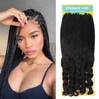30inch 5strands Synthetic Crochet Braiding Hair Extensions Tail French Curly For Women High Temperature Ombre Pre Stretched Hair