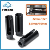 Oxygen Sensor Sleeve European-style 22mm 1/2" Cxygen Sensing Drive Socket Wrench Car Tools Black Automotive Parts Disassembly