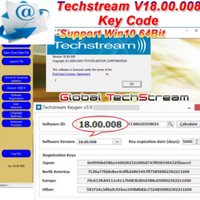 TIS Techstream 18.00.008 software Link and Active Code Newest Version Work with MINIVCI MINI VCI V160 Pro J2534 for TOYOTA