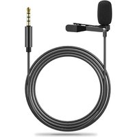 Portable 1.5m Lavalier Mini Microphone Condenser Clip-on Lapel Mic Wired USB/3.5mm/Type-C/Microfon For Mobile Phone Computer PC