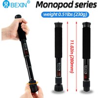 BEXIN P256 professional photography monopod convenient mobile travel monopod aluminum telescopic cane holder for SLR camera