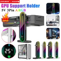 Graphics Card Bracket 5V 3Pin ARGB Aluminum Alloy Graphics Video Stand Magnetic Base Graphics Card GPU Brace GPU Support Bracket