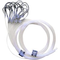 20/26pcs Jig Head Fish Hooks Line Tied Bait Carbon Steel Fishing Hook Accessaries Bait Roll Feeder Sea Fishinhook Fly