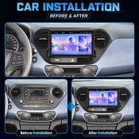 Podofo 9 Inch Car Radio Stereo for Hyundai I10 2014-2017(Left-hand Drive)with Wireless CarPlay Android Auto Bluetooth Mirrorlink Multimedia Video Player