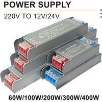12V 24V Switching Power Supply AC176-264V LED Light Driver Power Adapter 60W 100W 200W 300W 400W Mute Lighting Transformers