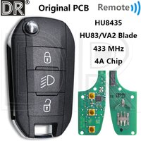 Great 4A Chip 433MHz OEM PCB Car Key For Peugeot 208 2008 3008 Citroen C3 C4 Cactus Opel Mokka Combo Toyota Proace Crosa Vivaro