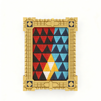849pcs MOC Legend Zelda Triforce Wall Art Model Building Blocks Construction Toy Christmas Gifts DIY Creative Idea Education