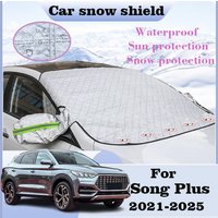 Car Snow Cover For BYD Song Plus DM i Seal U 2021-2025 Sunshades Sun Visor Windshield Covers Sunshade Anti-dirty Car Accessories