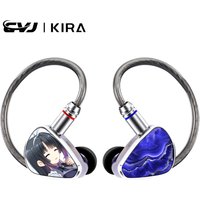 CVJ Kira 10mm PET Composite DD In-Ear-Monitor Kabelgebundene HiFi IEM-Ohrhörer mit Ausgewogener Natürlicher Klanggestaltung