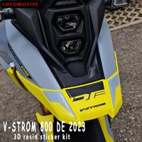NEW V Strom 800DE Accessories Toe Protection 3D Epoxy Resin Sticker Protection Kit For Suzuki V Strom 800 DE VStrom 800DE 2023