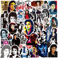 AliExpress Bandai Hot 50Pcs Michael Jackson Graffiti Stickers Water Bottle Laptop Phone Bicycle Luggage Case Skateboard Children Adult Sticker