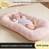 Crib Middle Bed Crib Anti-pressure Newborn Summer Anti-jump and Anti-drop 0-18 Months Baby Sleeping Nest