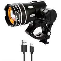 Z30 15000LM T6 LED Light Bike/Bicycle/Light Set USB Rechargeable Headlight/Flashlight Waterproof Zoomable Cycling Lamp for Bike