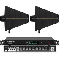 FULUODE Antenna Amplifier 5 Channel Power Distributor System Super Wideband UHF 470-952MHz for Wireless Microphone