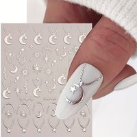 Black Angel Wing Nail Stickers 3D Self Adhesive Nail Art Decals Gothic Angel Letter Design Manicure Decorations For Women Girls