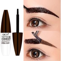 Peel Off Eyebrow Tint Mascara Long Lasting Waterproof Natural Brown Eye Brow Gel DIY Eyebrow Tattoo Tearable Eyebrow Dye Makeup