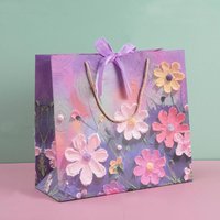 Party Gift Bag Pardboard Paper Tote Gift Bags with Handles Shopping Party Wedding Party Birthday Retail Bags Gift Bag Handbag