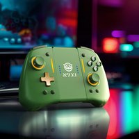 NYXI Hyperion Pro for Switch2/Switch Bluetooth Game Controller Green Wireless Gamepad