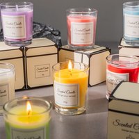 1pcs Premium Aromatherapy Candle Gift Box Comes with Glass Cup Smokeless Soy Wax Aromatherapy Candle Day Christmas Valentineโs