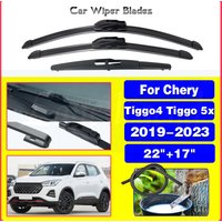 Front Rear Window Wiper Blades for Chery Tiggo 4 Tiggo4 Tiggo 5x 2019-2023 Car Accessories Silicone Windscreen Windshield Wipers