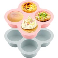 1PC Reusable Silicone Air Fryer Egg Mold Non-Stick Cupcake Molds for Air Fryer Toaster Oven, Air Fryer Accessories for Baking