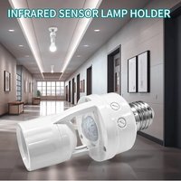 Smart Motion Sensor Light Bulb Holder E27 PIR Induction Sensor Adapter Lamp Base Converter Automatic LED Switch AC 85-265V