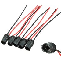 10Pcs T10 W5W Car Wedge Light Bulb Socket Connector Holder Extension LED Lamp Bulb Base Holder Socket Wedge Base Light Bulb Plug