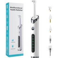 Ultrasonic Dental Scaler Teeth Cleaner with 5 Modes LED Light Tartar Plaque Remover Household Teeth Cleaning Tool