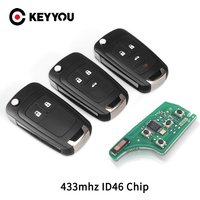 KEYYOU Modified 2/3/4BT Remote Car Key 315/433MHz ID46 Chip For OPEL/VAUXHALL Astra J Corsa E Insignia Zafira C 2009-2016