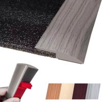 NEW Carpet To Tile Floor Transition Strip Wear-resistant Cuttable Edging Trim Strip PVC Self Adhesive Threshold Cover Doorway