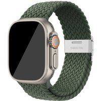 Armband für Apple Uhren armband 49mm 44mm 40mm 38mm 42mm 6 se 5 4 3 elastisches geflochtenes Nylon armband iwatch serie 7 8 41mm 45mm