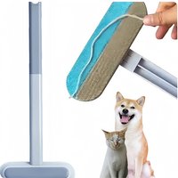 3 in 1 Pet Hair Remover Brush Long Handle Brush Pet Fur Cleaning Tool Manual Cat Dog Hair Remover Brush