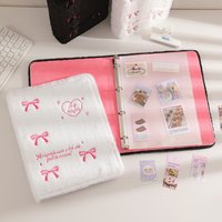 Cute Plush Binder A4 / A5 Kpop Photocard Holder Large Capacity Photo Card Collect Book Idol Photo Cards Album Korean 포카 바인더