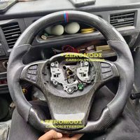 For BMW X5 E53 X3 E83 High Quality Leater Sport Wheel Custom Style Real Carbon Fiber Steering Wheel