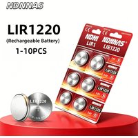 1-10PCS LIR1220 3.6V Rechargeable Coin Cell Patch Transposon New Original Lithium-ion Button Battery Replaces CR1220 ML1220