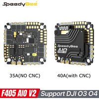 SpeedyBee F405 AIO V2 Flight Controller 35A 40A 3-6S Dual BEC Support DJI O3 O4 Air Unit