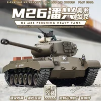 Henglong 3838 American M26 Pershing Heavy-Duty 1/16th Main Battle Tank Shooting Military Model Cross-Country Remote Control Toy