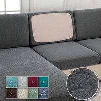 1pcs Water Repellent Cushion Cover Leaf Pattern Jacquard Sofa Seat Cover for Living Room L-Shaped Sofa Backrest Sofa Protector