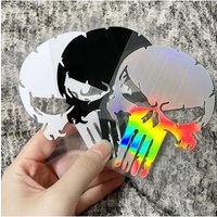 AliExpress NONE 1pc Skull Head Motorcycle Stickers Waterproof Motocross Vinyl Decals Motorbike Fuel Tank Side Fairings Helmet Bicycle Decoration