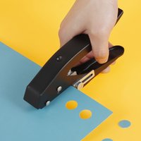Single Hole Punch 15 mm Round Hole Punching Tool Paper Punch Precise Circle Hole Puncher Handheld Edge Banding Hole Puncher