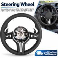 Lederlenkrad für BMW M3 F30 F15 F16 F20 F21 F25 F26 M5 F10 F11 F06 F07 F12 F13 F01 E90 E90 X5 E70 E87 E81.